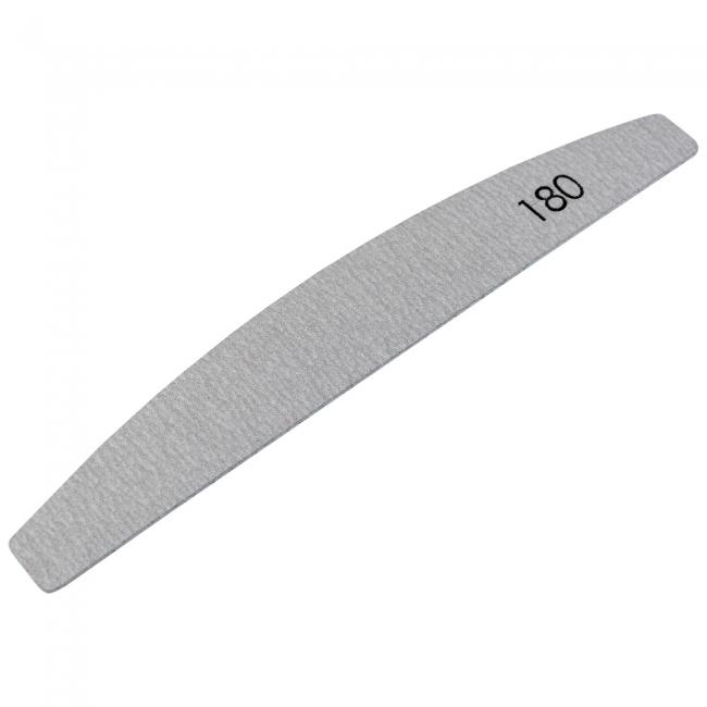 №178 Replaceable File «Crescent» 180 Grit (Color: Gray, Size 178/28 mm), 25pcs/pack